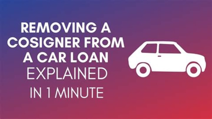 How do I remove my ex from a car loan?